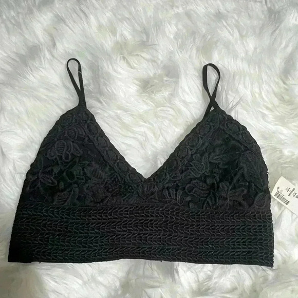 Aeropostale- NWT Lace Tie-Back Cropped Cami - Picture 1 of 5